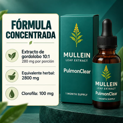 Mullein Gotas para los Pulmones
